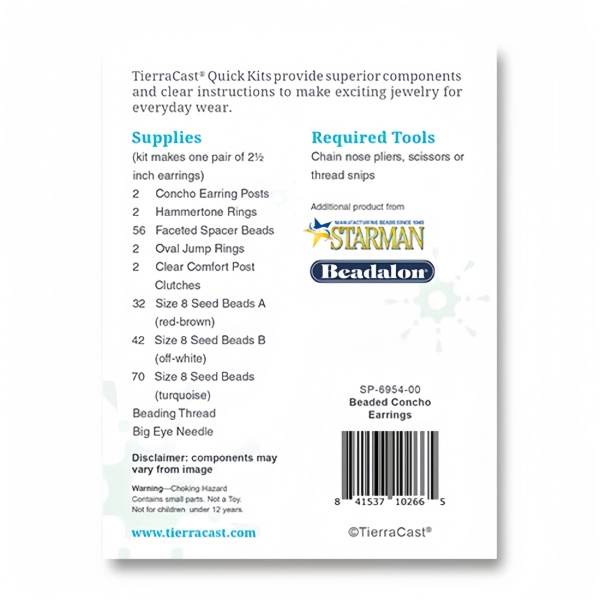 <p>Набор TierraCast для сборки изящных сережек. Уровень сложности: средний (2 из 3). В набор входят все необходимые материалы и инструкция на английском языке. Для сборки Вам понадобятся плоскогубцы и ножницы (в набор не входят). Оттенок может отличаться от фотографии и в разных поставках. Цена за 1 набор.</p>