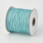 <p>Тонкий плетеный вощеный синтетический (полиэстеровый) шнур, цвет голубой, оттенок может отличаться от фотографии. Толщина около 0.5-0.7 мм. По возможности, продается цельным куском, однако, может поставляться несколькими отрезами. Цена за 10 метров.  </p>