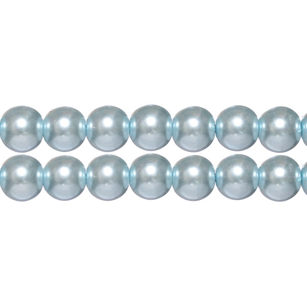 <p>
Стеклянные бусины с покрытием под жемчуг светлого серо-голубого цвета. Бусины могут немного отличаться по форме и размеру, быть слегка приплюснутыми у отверстия. Оттенок может немного отличаться от представленного на фото. Цена за низку 80 см, около 70 шт.
</p>