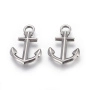 <p>Трехмерная подвеска - якорь. Нержавеющая гипоаллергенная сталь (марка 304: используется в пищевой промышленности, не окисляется, не темнеет, не облезает). Также можно использовать как коннектор или застежку-крючок для браслета. Оттенок может отличаться от фотографии и в разных поставках. Цена за 1 шт.</p>
