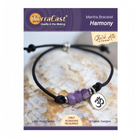 Набор для сборки украшения, 150-230мм, TierraCast, браслет Harmony, посеребренный