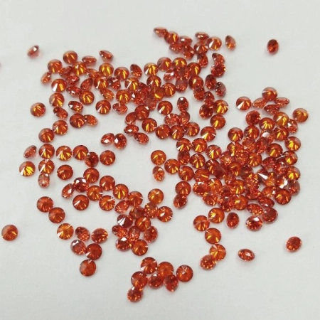 Ювелирный кристалл из фианита, 1мм, форма круг, красно-оранжевый, 80-100 шт. Ювелирный кристалл из фианита, 1мм, форма круг, красно-оранжевый, 80-100 шт.