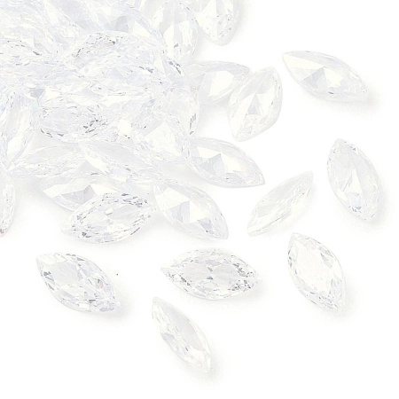 <p>Ювелирный кристалл (шатон, Chaton) из фианита (Cubic Zirconia), форма челнок (листик, глаз). Качество А. Цвет кристальный. Оттенок и вид огранки (количество граней) у разных кристаллов может немного отличаться. На шатонах возможны незначительные царапинки/сколы. Цена за 10 шт.</p>