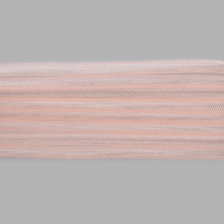 Бижутерная сетка-рукав, 8мм, персиковая, 10 метров
