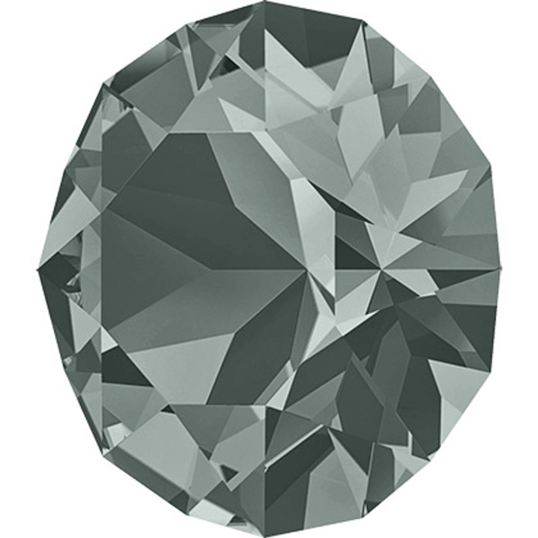 Ювелирный кристалл Swarovski, Шатон (#1088), pp24 (3.1мм), темно-серый, с фольгой, 20 шт. <p>Ювелирный кристалл Swarovski Fancy Stone Xirius Chaton (1088). Форма шатон (круглая), размер 3.1 мм (pp24). Цвет тёмно-серый (BLACK DIAMOND 215), с фольгой (foiled). Оттенок может немного отличаться от фотографии. Данные стразы с выпуклым основанием подходят для использования с цапами, вклеивания в фурнитуру с чашами (выемками) для кристаллов. Производство: Австрия. Цена за 20 шт.</p>