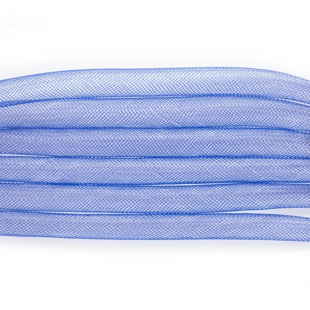 Бижутерная сетка-рукав, 15мм, темно-синяя, 5 метров