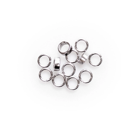 Соединительное колечко, 7мм (толщина 3.0мм, внутренний размер 5мм), базовый материал - нержавеющая сталь, без покрытия, 5 грамм