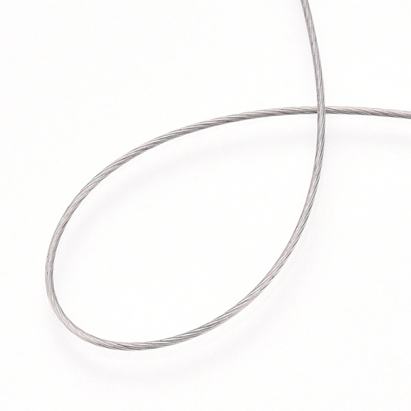 <p>Довольно качественный, очень толстый ювелирный тросик. Толщина около 0.8мм, может немного отличаться от заявленной. Цвет тёмно-серебристый (стальной). Оттенок может отличаться от фотографии и в разных поставках. Цена за катушку около 14 метров. Тросик в намотке может состоять из нескольких кусков.</p>