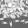Концевик, 10х4мм, для цепочки, базовый материал - латунь, посеребренный, 20 шт. <p>Посеребренный латунный концевик для цепочки. 
Такой концевик можно использовать как декоративное завершение удлиняющей цепочки, а также как ответную часть для застегивания небольших карабинов и застежек-колец.
Цена за 2 шт. Хорошо подходит для:
<ul>
<li>цепочки</li>
</ul></p>