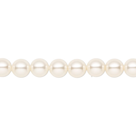 Бусина хрустальная, 6мм, жемчуг Swarovski (#5810), круглый, цвет айвори (cream), 10 шт. Бусина хрустальная, 6мм, жемчуг Swarovski (#5810), круглый, цвет айвори (cream), 10 шт.