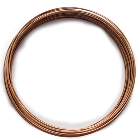 Проволока с памятью, 115х1мм, для колье, медная, 5 витков