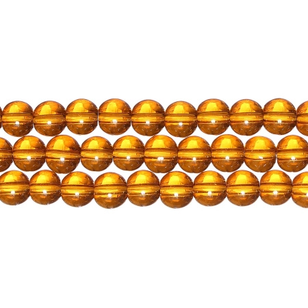 <p>Стеклянные бусины - гладкие шарики, цвет янтарный. В низке около 40 бусин. Бусины могут незначительно отличаться по размеру и форме. Оттенок может отличаться от фотографии и в разных поставках. Цена за низку.</p>