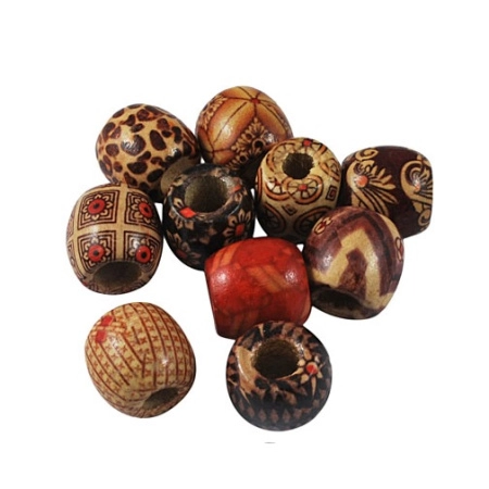 Бусины деревянные, 18х16мм, с узорами, микс, 20 грамм <p>
Ассорти из крупных деревянных бусин с цветными принтами. Диаметр отверстия 5-6 мм. Цена за набор 20 грамм (около 13-14 бусин случайной расцветки, могут отличаться от представленных на фото). Наборы фасуются без проверки каждой бусины на дефекты.
</p>