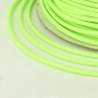 <p>Плетеный синтетический шнур, цвет яркий неоновый желто-зеленый. Оттенок может отличаться от фотографии и в разных поставках. Шнур может немного отличаться по толщине от заявленного. К этому шнуру лучше брать концевики с внутренним диаметром 2.5 мм - в меньший концевик шнур может быть сложно вставить из-за распушенного кончика. По возможности, продается цельным куском, однако, может поставляться несколькими отрезами. Цена за 10 метров.</p>