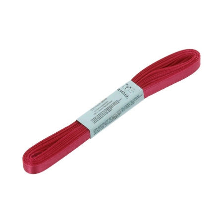 Лента атласная, Gaммa, 6мм, бордово-красная №065, моток, 5 метров