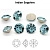 Ювелирный кристалл Swarovski, Шатон (#1088), pp32 (4мм), индийский сапфир, с фольгой, 20 шт. Ювелирный кристалл Swarovski, Шатон (#1088), pp32 (4мм), индийский сапфир, с фольгой, 20 шт.