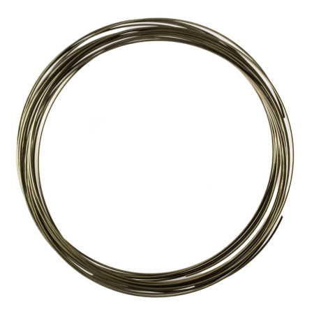 Проволока с памятью, 115х1мм, для колье, бронза, 5 витков