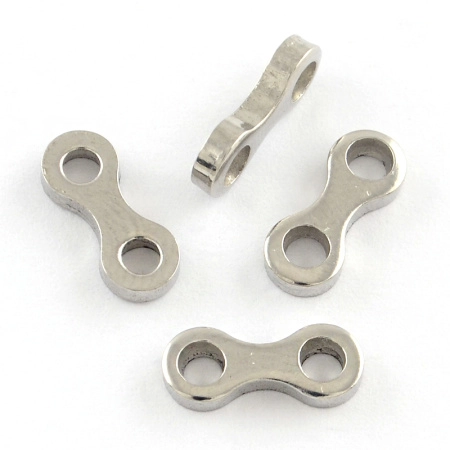 Разделитель, 12х5мм, лакончиный, на 2 отверстия, базовый материал - нержавеющая сталь, без покрытия, 5 шт. Разделитель, 12х5мм, лакончиный, на 2 отверстия, базовый материал - нержавеющая сталь, без покрытия, 5 шт.