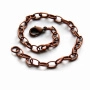 <p>Основа - цепочка для браслета медного цвета. Оттенок может отличаться от фотографии и в разных поставках. Звенья разъемные - цепочку легко укоротить. Длина 21 см. Цена за 5 цепочек.</p>