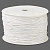 Шнур хлопковый вощеный, около 2мм, белый, 5 метров