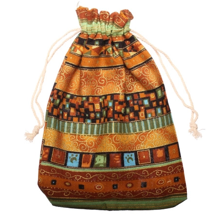 Мешочек холщовый, 17.5х12.5см, Этника, в горчично-зеленых тонах, 2 шт. Мешочек холщовый, 17.5х12.5см, Этника, в горчично-зеленых тонах, 2 шт.