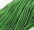 Шнур хлопковый вощеный, около 2мм, зеленый, Китай, 10 метров