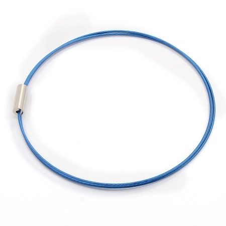 <p>
Жесткая основа для колье (чокер) с закручивающимся замком. Сделана из стали с нейлоновым покрытием. Цвет основы джинсово-синий, цвет замочка темно-серебристый. Длина 45 см, толщина тросика - 1 мм. Цена за 5 шт.
</p>
<p>
ВНИМАНИЕ: на замочке возможны царапинки.
</p>