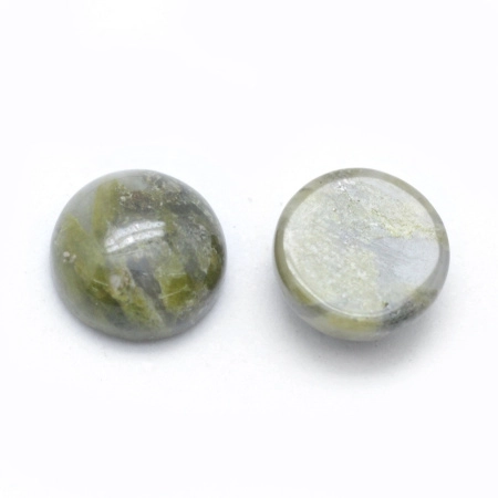 <p>
 Кабошон из натурального камня - унакита. Кабошоны отличаются по цвету и рисунку, а также по толщине: при заказе нескольких штук мы постараемся подобрать похожие. По краю кабошонов возможны небольшие неровности. Цена за 5 шт.
</p>