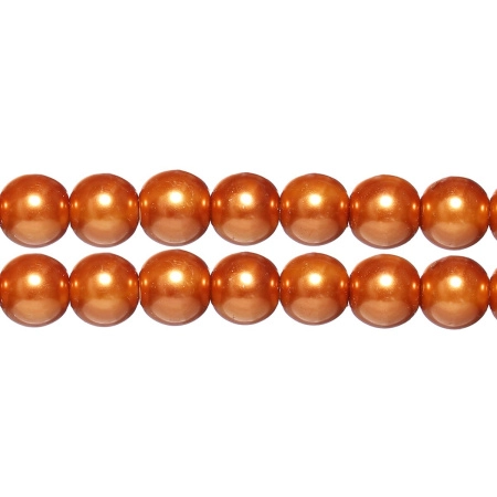 <p>
Стеклянные бусины с покрытием под жемчуг коричневато-оранжевого цвета. Бусины могут немного отличаться по форме и размеру, быть слегка приплюснутыми у отверстия. Оттенок может немного отличаться от представленного на фото. Цена за низку 80 см, около 70 шт.
</p>