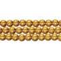 <p>Стеклянные бусины - гладкие шарики, цвет янтарный. В низке около 40 бусин. Бусины могут незначительно отличаться по размеру и форме. Оттенок может отличаться от фотографии и в разных поставках. Цена за низку.</p>