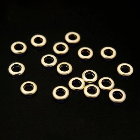 Соединительное колечко, 4мм (толщина 1мм, внутренний размер 2мм), Корея, неразъемное, базовый материал - латунь, матовое позолоченное, 20 шт. Соединительное колечко, 4мм (толщина 1мм, внутренний размер 2мм), Корея, неразъемное, базовый материал - латунь, матовое позолоченное, 20 шт.