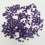 <p>Ювелирные кристаллы (стразы) из фианита (Cubic Zirconia), бриллиантовая огранка. Качество А.
Форма круглая, различные оттенки фиолетового (могут попасться как все фианиты одного цвета, так и разные). Оттенок может отличаться от фотографии и в разных поставках. Цена за 100 шт.</p>