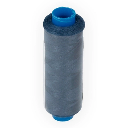 Нить полиэстеровая, Gamma, толщина 40/2, цвет №300 (тёмный серо-синий), катушка, 183 метра