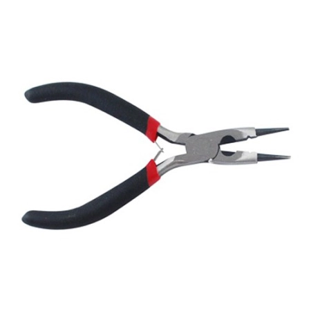 Инструмент круглогубцы, 128мм, комбинированные, 3 в 1, с черными ручками, 1 шт.