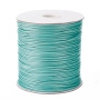<p>Плетеный синтетический шнур, цвет бирюзовый. Оттенок может отличаться от фотографии и в разных поставках. Размер шнура может немного отличаться от заявленного. К этому шнуру лучше брать концевики с внутренним диаметром 1.8-2 мм: в меньший концевик шнур может быть сложно вставить из-за распушенного кончика. По возможности, продается цельным куском, однако, может поставляться несколькими отрезами. Цена за 10 метров.</p>