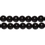 <p>
Стеклянные бусины с глянцевым покрытием чёрного цвета. Бусины могут немного отличаться по форме и размеру, быть слегка приплюснутыми у отверстия. Оттенок может немного отличаться от представленного на фото. Цена за низку 80 см, около 70 шт.
</p>