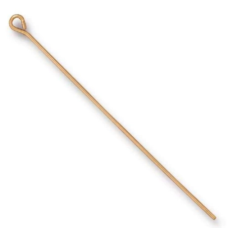 Пины с ушком, 55х0.723мм, TierraCast, базовый материал - латунь, латунь, 20 шт.