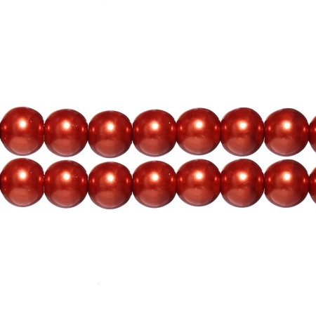 <p>
Стеклянные бусины с покрытием под жемчуг темного оранжево-красно-коричневого цвета. Бусины могут немного отличаться по форме и размеру, быть слегка приплюснутыми у отверстия. Оттенок может немного отличаться от представленного на фото. Цена за низку 80 см, около 70 шт.
</p>