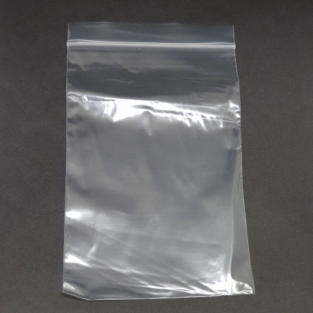 Пакетики zip-lock (грипперы), 10х15см, 40 мкм, прозрачные, 100 шт.