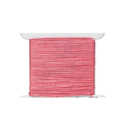 Нить шелковая, толщина FFF, коралловая, моток, 12.8 метра