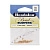 Бусина-разделитель силиконовая, 1.7мм, кубик, Beadalon Bead Bumpers, золотисто-бежевый, 50 шт.