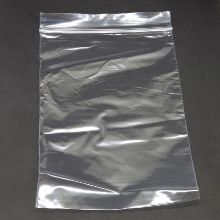 Пакетики zip-lock (грипперы), 12х18см, 50 мкм, прозрачные, 100 шт.