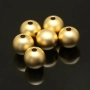 <p>Качественная корейская фурнитура класса люкс. Тяжёленькая среднеразмерная позолоченная металлическая бусина шарик. Диаметр отверстия - около 1-1.2 мм. Материал латунь, покрытие - гальваническое напыление золотом 16К. Оттенок может отличаться от фотографии и в разных поставках. Степень матовости может отличаться у разных бусин. На покрытии возможны небольшие пятнышки. Производство: Южная Корея. Цена за 2 бусину.</p>