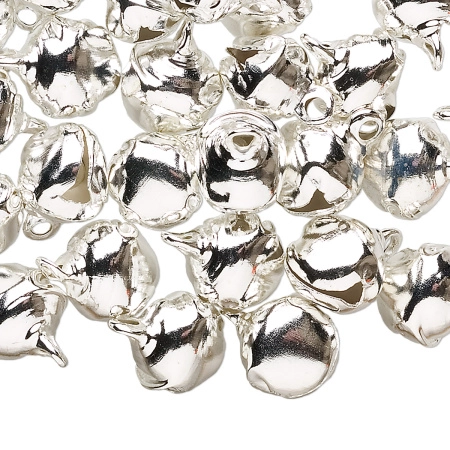 Подвеска, 12х10мм, бубенчик большой, базовый материал - сталь, серебристого цвета, 20 шт. Подвеска, 12х10мм, бубенчик большой, базовый материал - сталь, серебристого цвета, 20 шт.