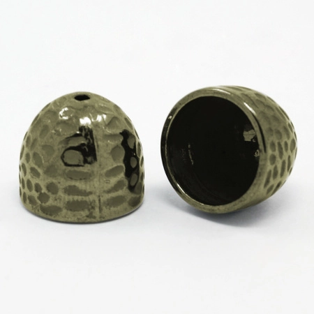 Цилиндр, 13.5х13мм (внутренний размер 10.5мм), фактурный, базовый материал - цинковый сплав, цвет бронза с чернением, 1 шт. Цилиндр, 13.5х13мм (внутренний размер 10.5мм), фактурный, базовый материал - цинковый сплав, цвет бронза с чернением, 1 шт.