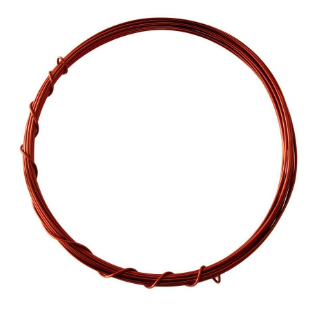 Проволока гибкая, 0.8мм, мягкая, темная медь, 4 метра, моток