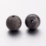 <p>
Латунная бусина с покрытием звездная пыль (stardust) цвета стали с чернением (вороненой стали). Также такие бусины называют "сахарный шарик" или "бусина с сахарным покрытием". Диаметр отверстия - около 1.8 мм. Оттенок может отличаться от фотографии и в разных поставках. Цена за 10 шт.
</p>