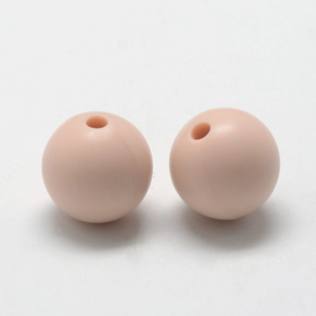 <p>
Мягкие, приятные на ощупь бусины из пищевого силикона, безопасного даже для самых маленьких детей. Используются для грызунков, слингобус, детских украшений, а также летних пляжных украшений. Размер 8-9 мм. Цвет может немного отличаться от фотографии. Диаметр отверстия около 1.5-2 мм. Цена за 10 шт.