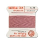 <p>Толстая и прочная нить из высококачественного натурального 100% шелка, произведена компанией Griffin (Германия). К нити прикреплена проволочная иголочка. Идеально подходит для использования с жемчугом и натуральными камнями. Толщина около 0,8 мм. Цена за моток 2 метра.</p>