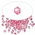 Бусина Swarovski, 3мм, Биконус (#5328), розовый (цвет 209), 10 шт.